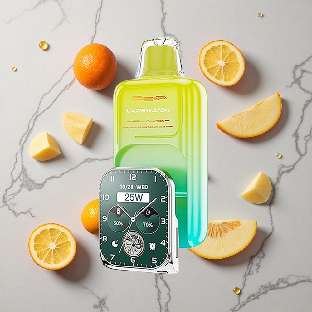 Oranje Mango JNR Vape Watch 30000 Puffs 19mL Dual Mesh Coil wholesale Netherlands
