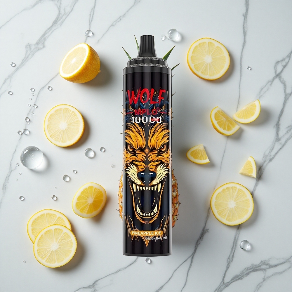 Ananas IJs JNR Wolf Niplo 10000 Puffs 20ml Vloeistof Type-C opladen wholesale Netherlands