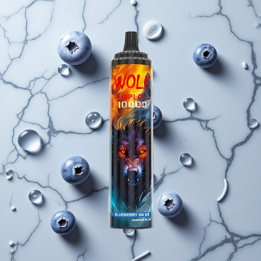 Blauwe Bes Op IJs JNR Wolf Niplo 10000 Puffs Wegwerp Vape 20ml E-liquid wholesale Netherlands