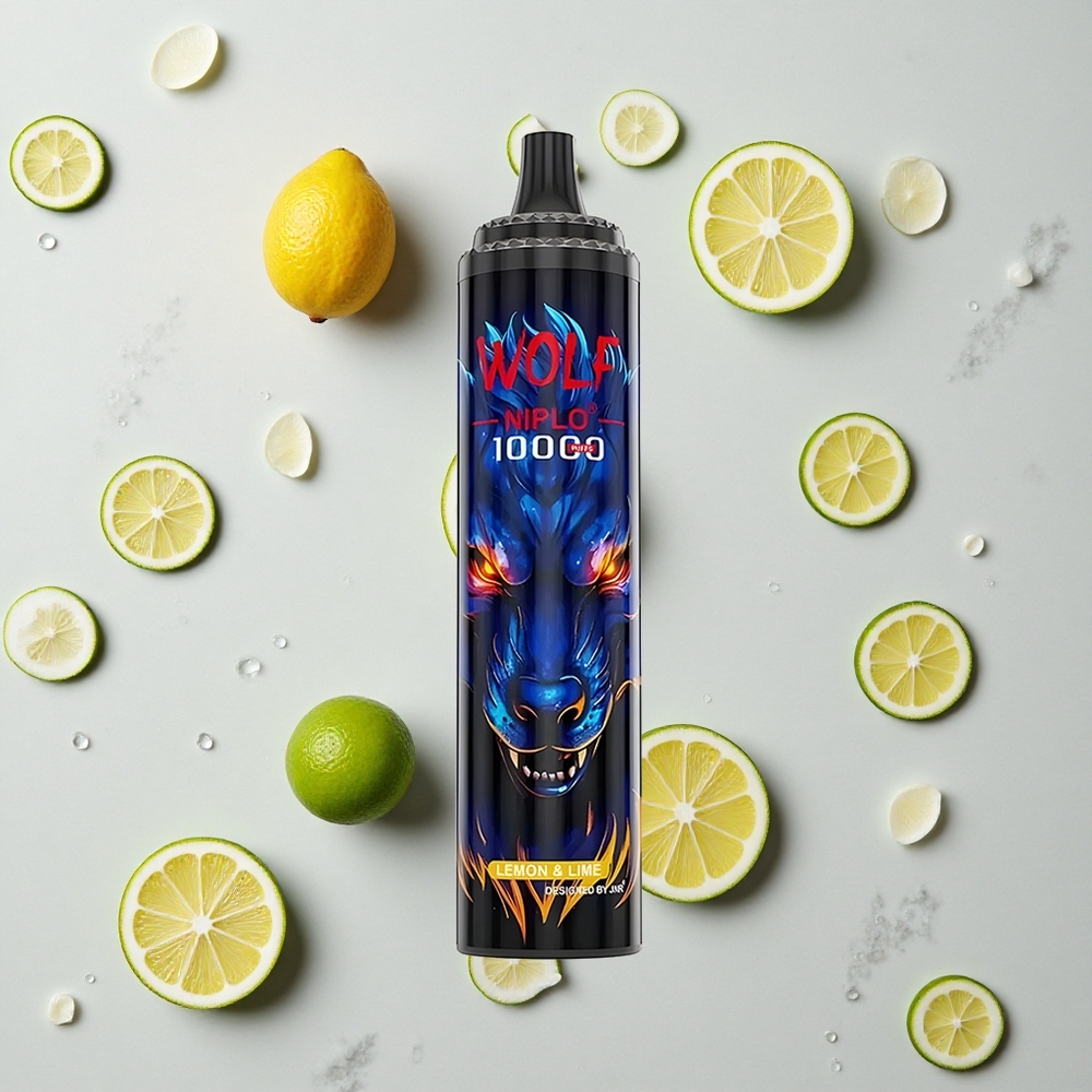 Citroen & Limoen JNR Wolf Niplo 10000 Puffs Wegwerp Vape Mesh Coil 1.0 Ohm wholesale Netherlands