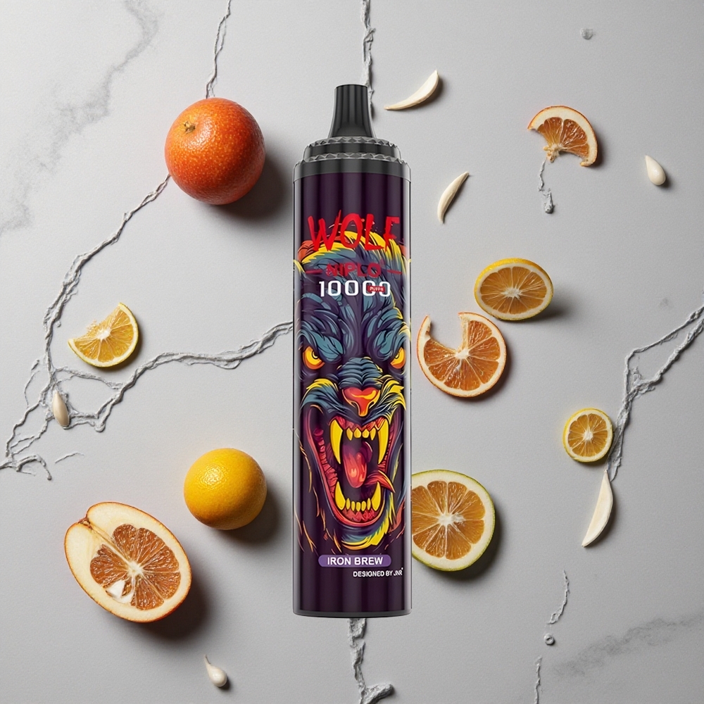 IJzeren Bier Smaak JNR Wolf Niplo 10000 Puffs Wegwerp Vape met 20ml Vloeistof & Type-C Opladen wholesale Netherlands