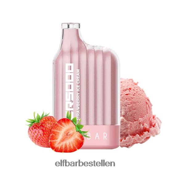 ELFBAR- 4PZ460320 aardbeienijs beste smaak wegwerpvape cr5000 grote verkoop elf bar 5035 bestellen