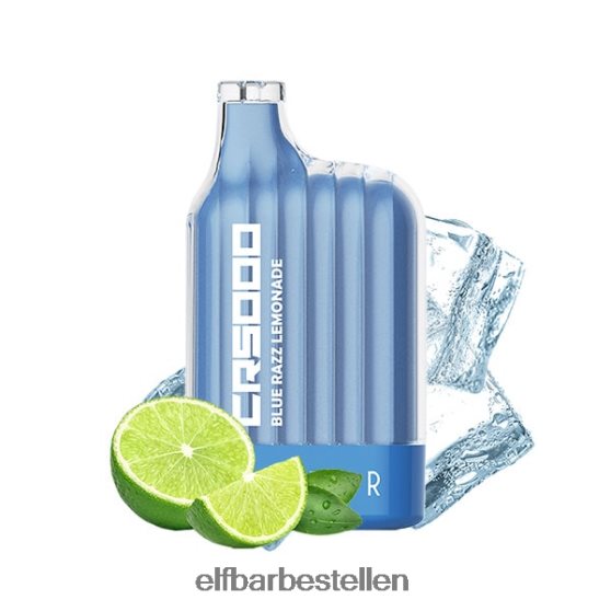 ELFBAR- 4PZ460323 blauwe razz-limonade beste smaak wegwerpvape cr5000 ijsserie elfbar 635 bestellen