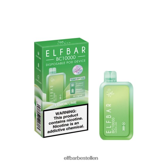 ELFBAR- 4PZ460343 Citroen limoen wegwerpvape nieuwe bc10000 10000 rookwolken elf bar bestellen