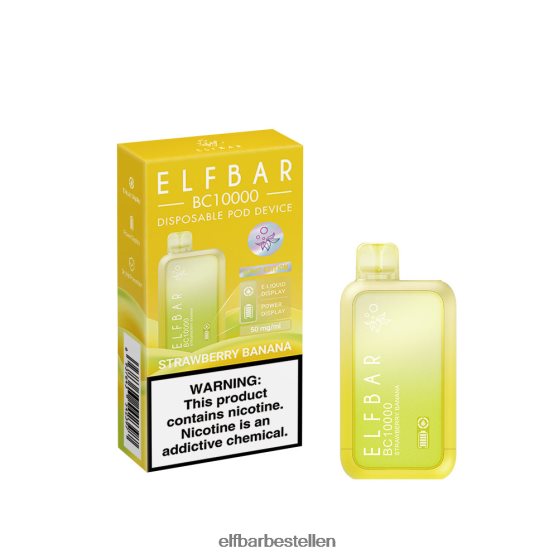 ELFBAR- 4PZ460347 aardbei banaan wegwerpvape nieuwe bc10000 10000 rookwolken elf bar 5038 bestellen