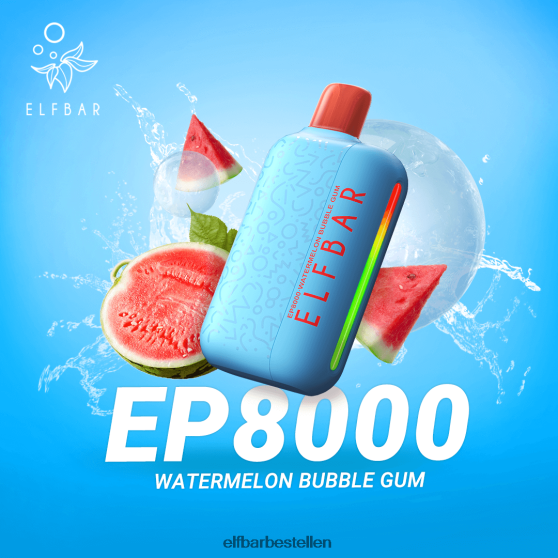 ELFBAR- 4PZ460368 watermeloen kauwgom wegwerpvape nieuwe ep8000 trekjes elfbar 640 bestellen