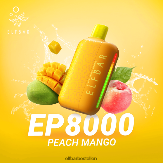 ELFBAR- 4PZ460375 witte druif wegwerpvape nieuwe ep8000 trekjes elfbar bestellen mit nikotin