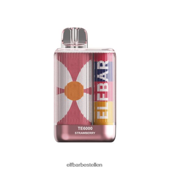 ELFBAR- 4PZ460397 aardbei wegwerpvape te6000 aardbeicombo's elf bar bestellen