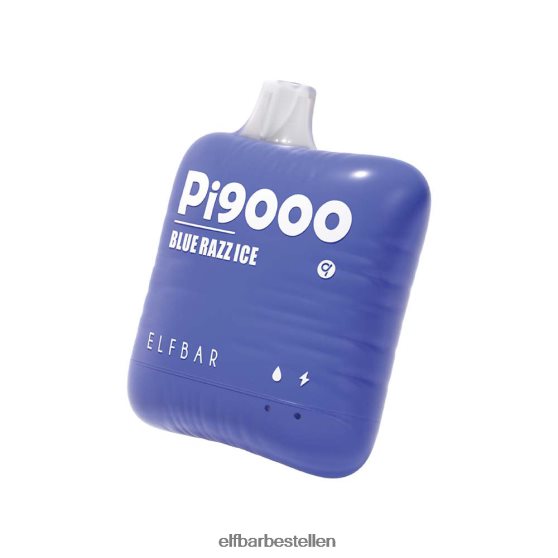 ELFBAR- 4PZ460405 blauwe razernij pi9000 wegwerpvape 9000 trekjes elf bar nederland