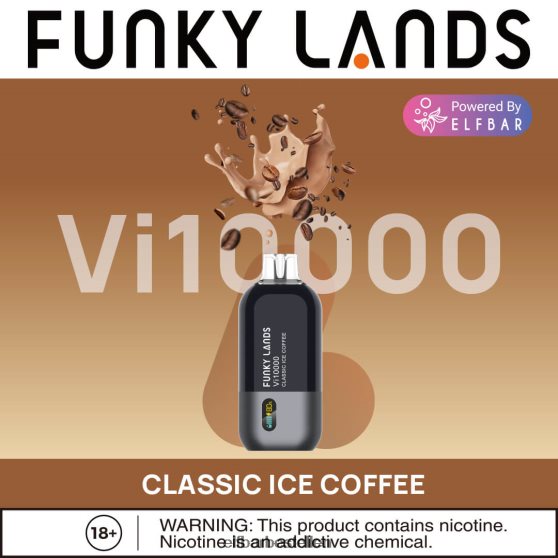 ELFBAR- 4PZ460467 cranberry druif duo ijs funky lands wegwerpvape vi10000 trekjes elfbar 651 bestellen