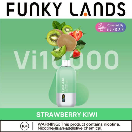 ELFBAR- 4PZ460468 Mexicaanse mango funky lands wegwerpvape vi10000 trekjes elf bar nederland