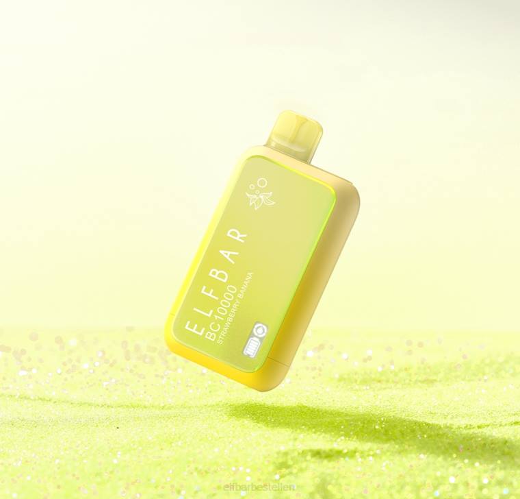 ELFBAR BC10000 J6T89 wegwerp vape sunit-editie aardbei banaan elf bar nederland
